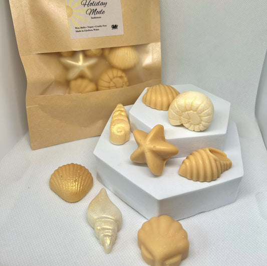 Holiday Mode - Vacay Vibes - Luxury Shell Wax Melts - 7 Pack