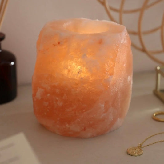 Himalayan Rock Salt Tealight Candle Holder