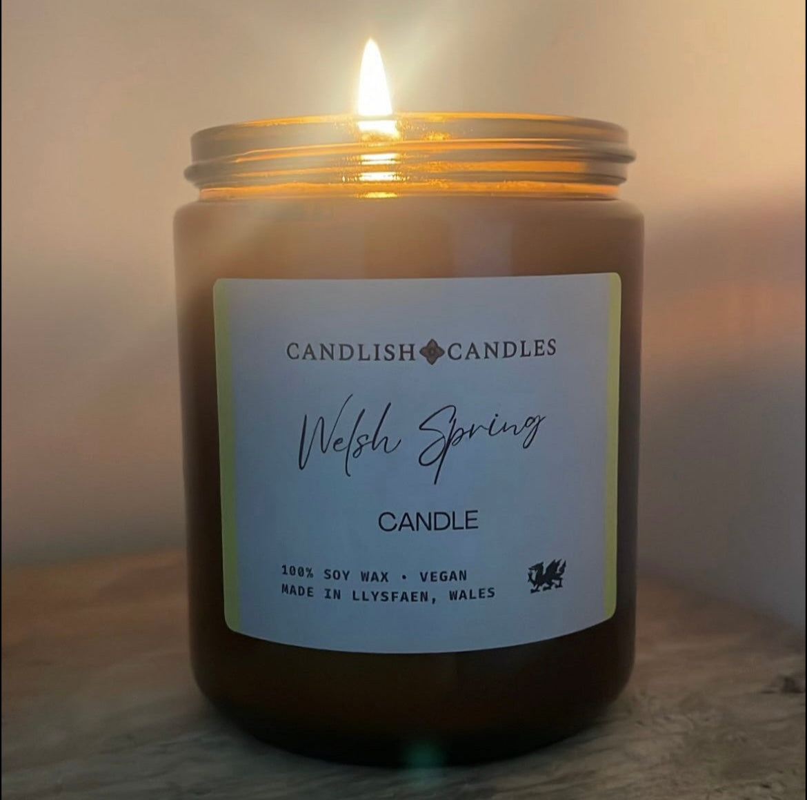 8oz candle - Welsh Spring