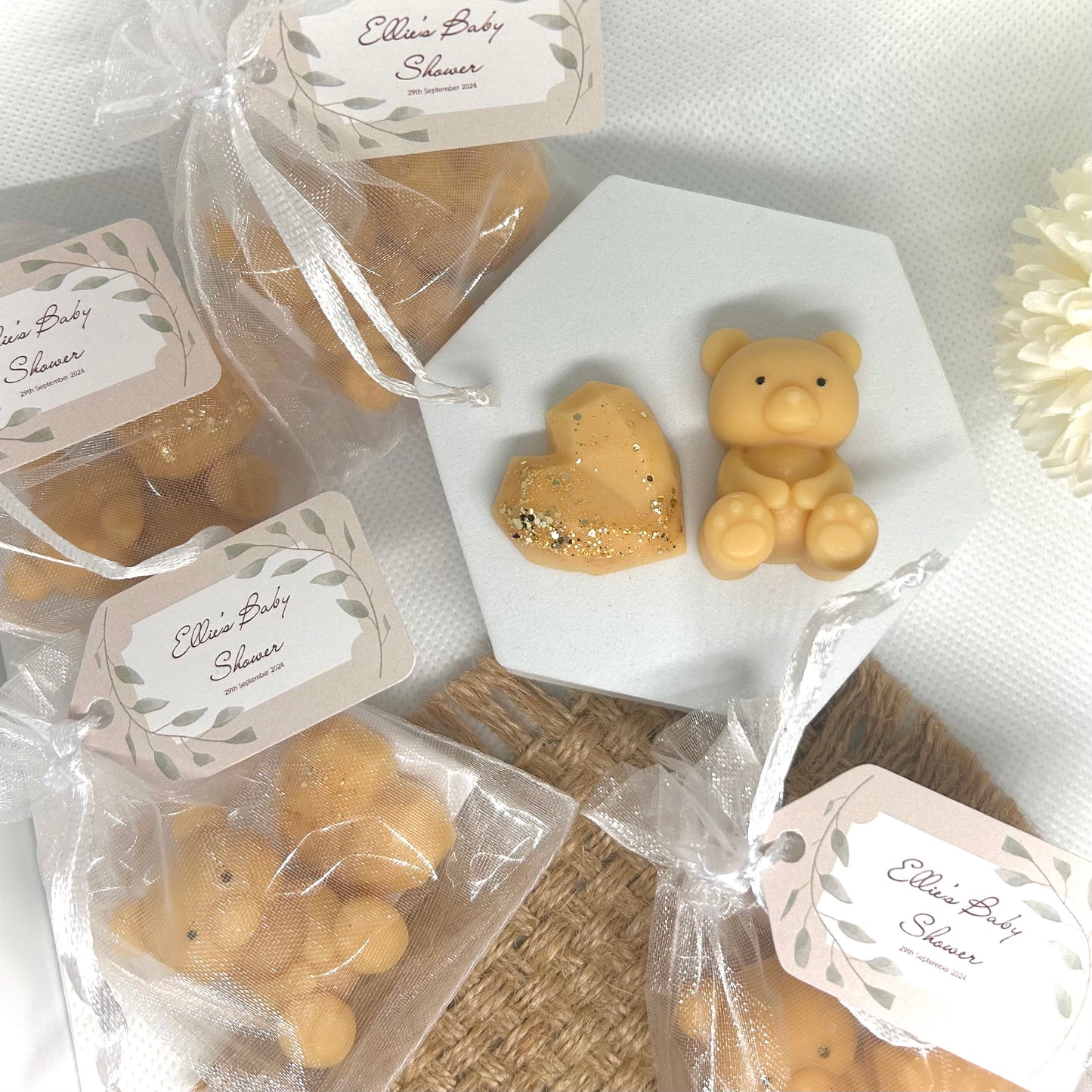 Baby Bear Wax Melts - Scented With Baby Powder Fragrance - 4 Pack