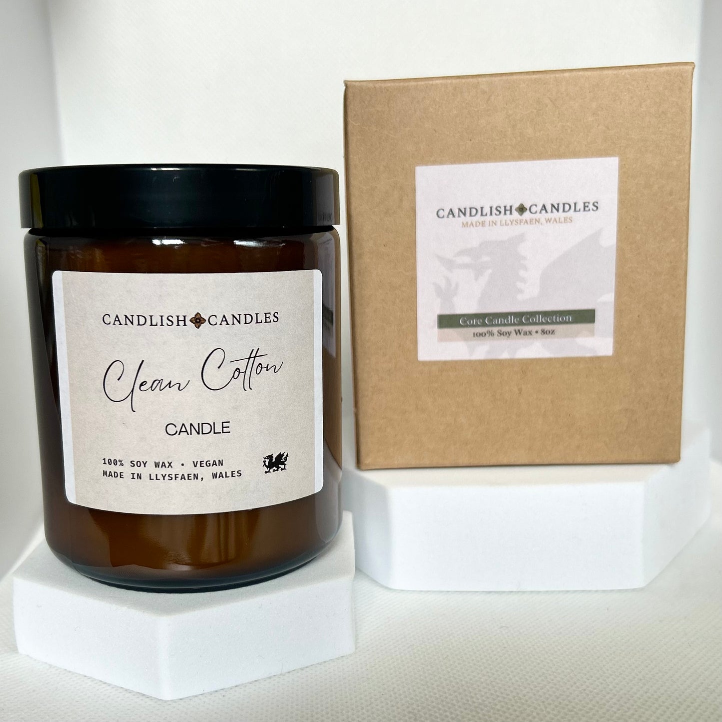 8oz Candle - Clean Cotton